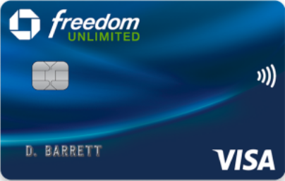 chase freedom unlimited credit card