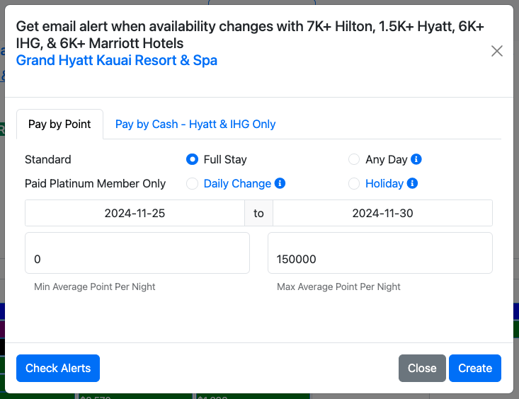 maxmypoint alert window with options