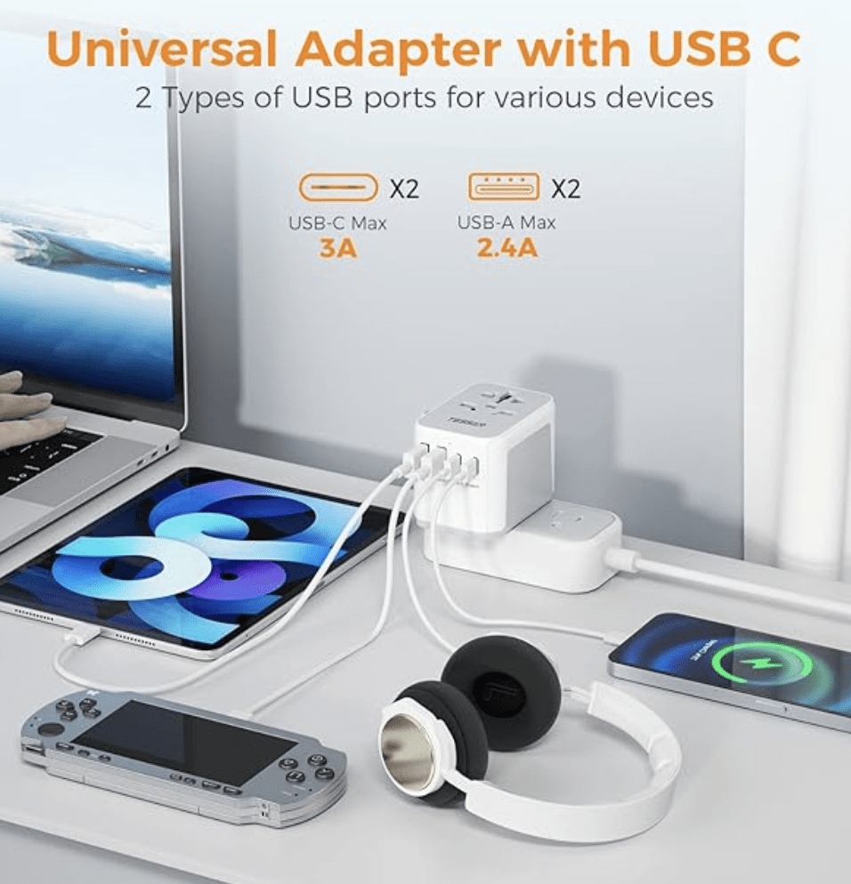 universal usb c travel adapter